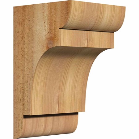 New Brighton Rough Sawn Corbel, Western Red Cedar, 6"W x 6"D x 10"H